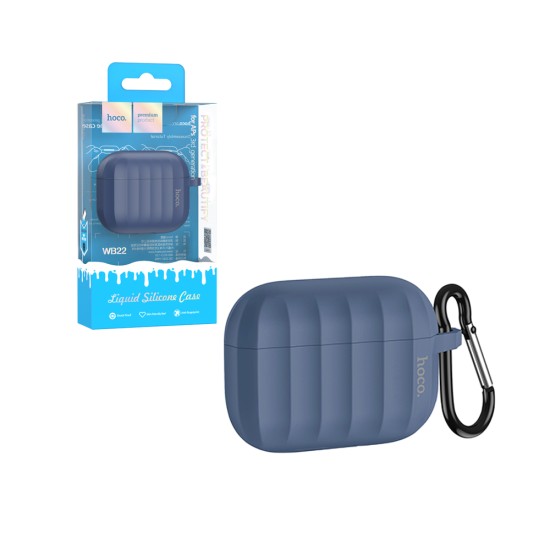 Hoco WB22 Silicone Cover For Airpods 3 Night Dark Blue Hoco WB22 Silicone Cover For Airpods 3 Night Dark Blue